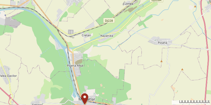 Map showing Podul Basarabi